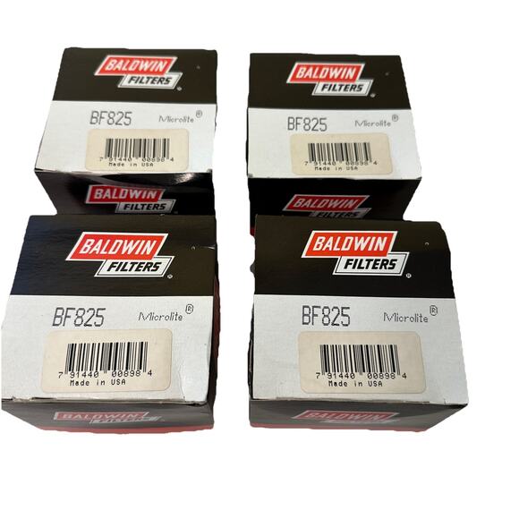 Fuel Filter Baldwin BF825 Qty Of 4 - Picture 1 of 4